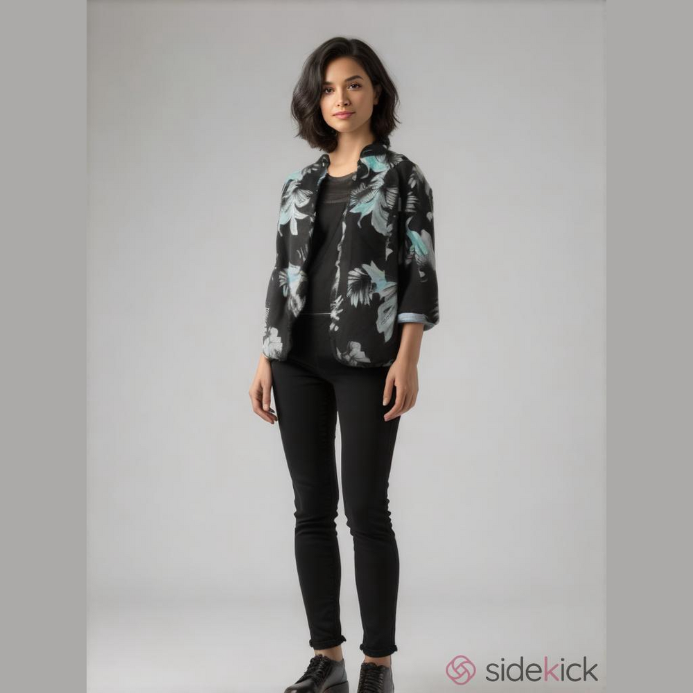 Chico's Floral Blazer